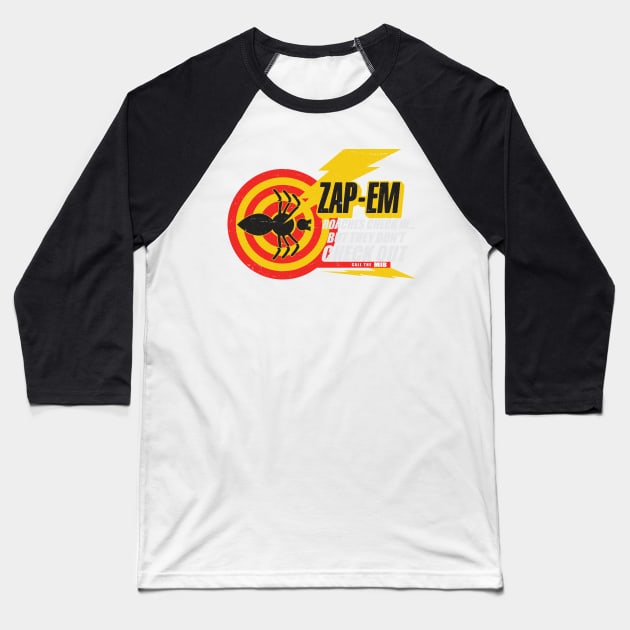Men in Black - Zap-em Baseball T-Shirt by Vector-Planet